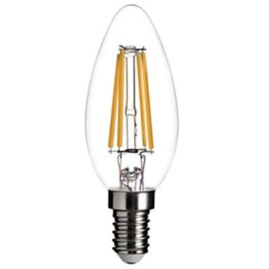 Ce RoHS Energy Saving 150lm/W 2200K C37 E26 Led Filament Bulb