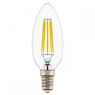 Ce RoHS Energy Saving 150lm/W 2200K C37 E26 Led Filament Bulb